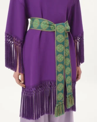 Antibes-Schal aus Baumwolle und Metallfaser