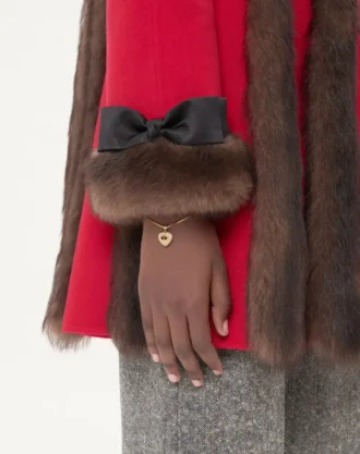 Armband „Coeur Royal” aus Metall, Emaille und Swarovski®-Kristallen