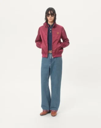 Baumwoll-Piqué-Poloshirt mit VG-Stickerei