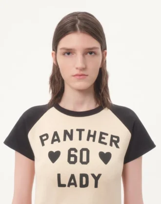 Baumwoll-T-Shirt mit Chez Valentino-Print