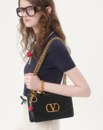 Baumwolltop mit Kirschmotiv