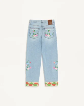 Bestickte Jeanshose