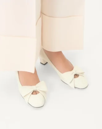 Bowow Pumps aus Zickleinleder 45 mm