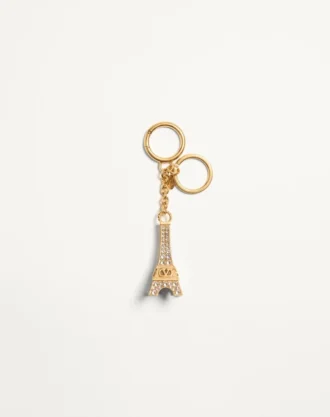 chez valentino taschenanhnger mit schlsselring aus metall emaille und kristallen 1 330x417 - Chez Valentino Taschenanh&auml;nger mit Schl&uuml;sselring aus Metall, Emaille und Kristallen