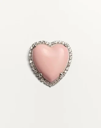 Coeur Hyperbole Brosche aus Metall, Harz und Swarovski®-Kristallen