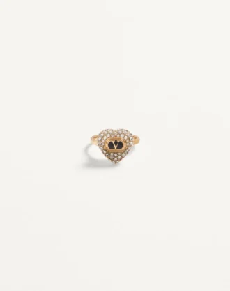 Coeur Royal Ring aus Metall, Emaille und Swarovski®-Kristallen