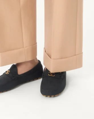 Driver Fastaway Loafer aus Hirschwildleder