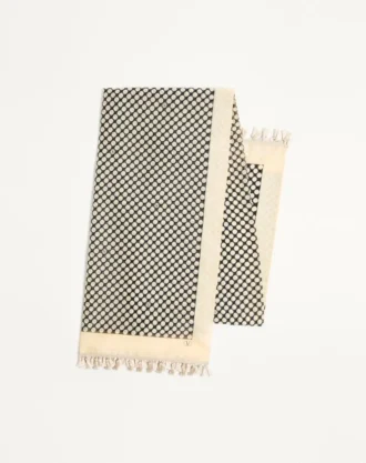 Escape Pareo aus Baumwolle und Seide mit Polka-Dot-Print