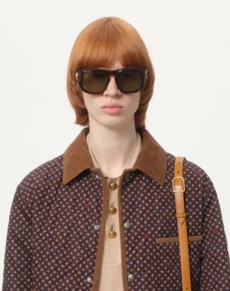 Gesteppte Nylonjacke mit Opticool-Print