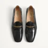 Jiggie Loafer aus Aalhaut und Nappaleder