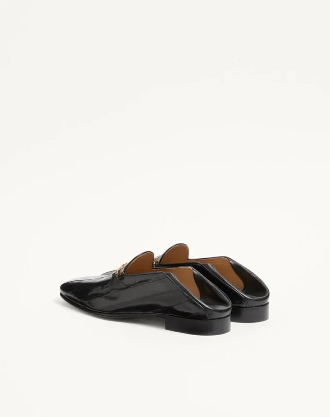 Jiggie Loafer aus Aalhaut und Nappaleder