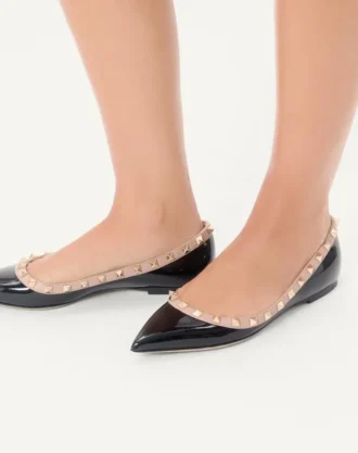 Lack-Ballerinas Rockstud