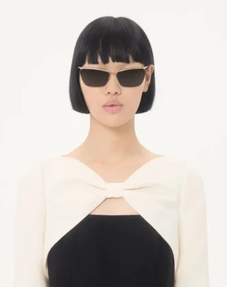 Midi-Kleid aus Crêpe Couture