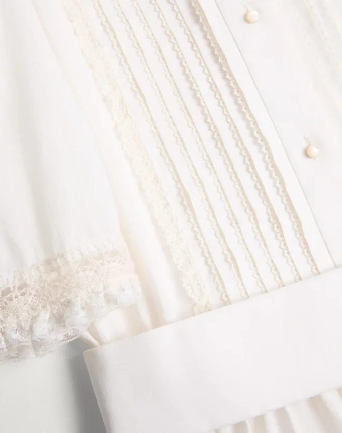 Midikleid aus Baumwoll-Musselin