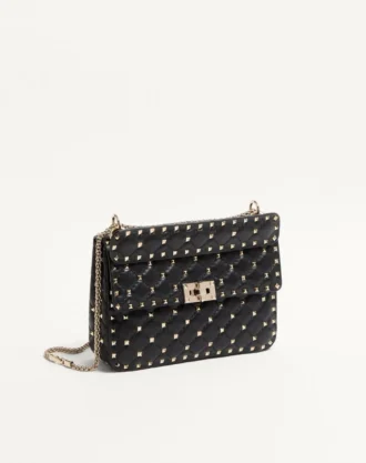 Mittlere Nappa Rockstud Spike Tasche