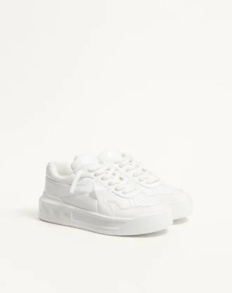 One Stud XL Low-Top-Sneaker aus Nappaleder