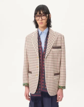 Opticool Seiden-Bandeau-Schal mit Fransen