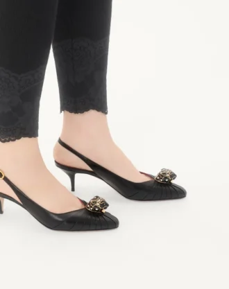 Panthea Pumps aus Ziegenleder 55 mm