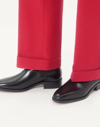 Pas Des Dieux Stiefeletten aus Kalbsleder