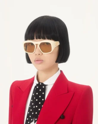 Rechteckiger Acetatrahmen