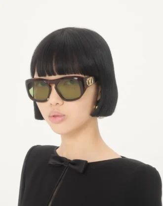 Rechteckiger Acetatrahmen