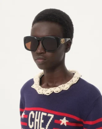 Rechteckiger Acetatrahmen