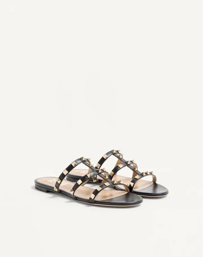 Rockstud Flat Slide Sandal