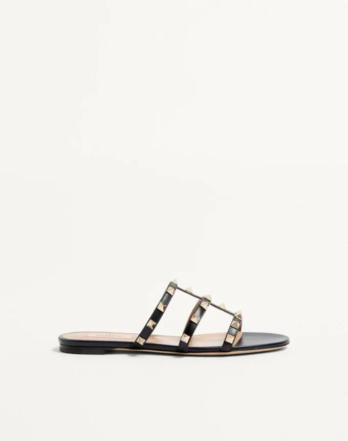 Rockstud Flat Slide Sandal