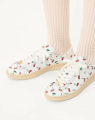 Royco Sneaker aus Nappakalbsleder mit Cherryfic-Muster