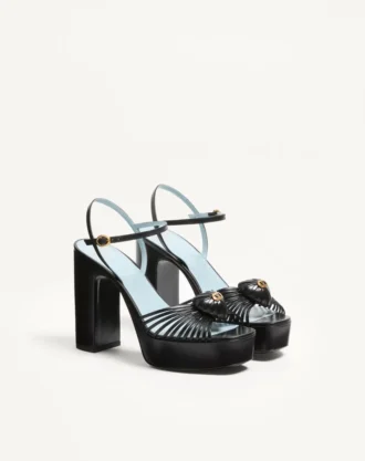 Sandale Royal Plateausandale aus Ziegenleder 115 mm