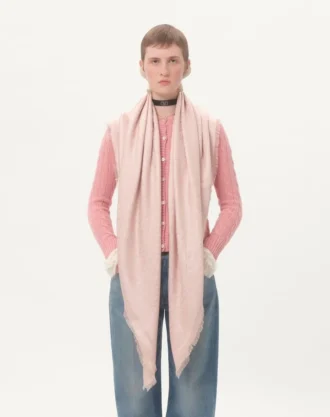 Toute La V Schal aus Wolle und Seide