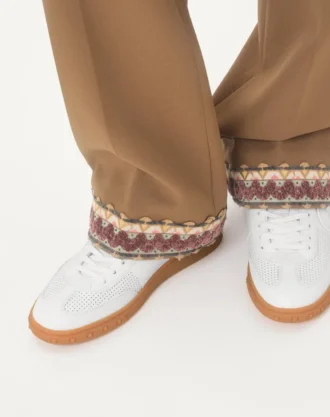 Upvillage Low-Top-Sneaker aus perforiertem Nappaleder