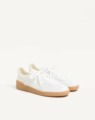 Upvillage Low-Top-Sneaker aus perforiertem Nappaleder