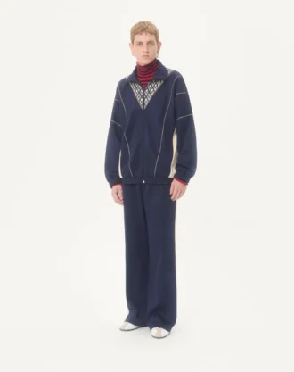 Valentino Acetat-Hose mit VLogo-Patch