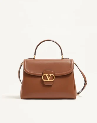 Valentino Garavani 9To5 Handtasche aus glattem Kalbsleder