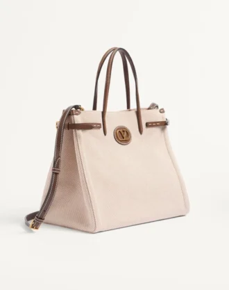 Valentino Garavani Antibes Medium Canvas Shopping Bag