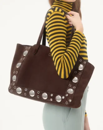 Valentino Garavani Medium Nellcôte Shopping Bag aus Wildleder