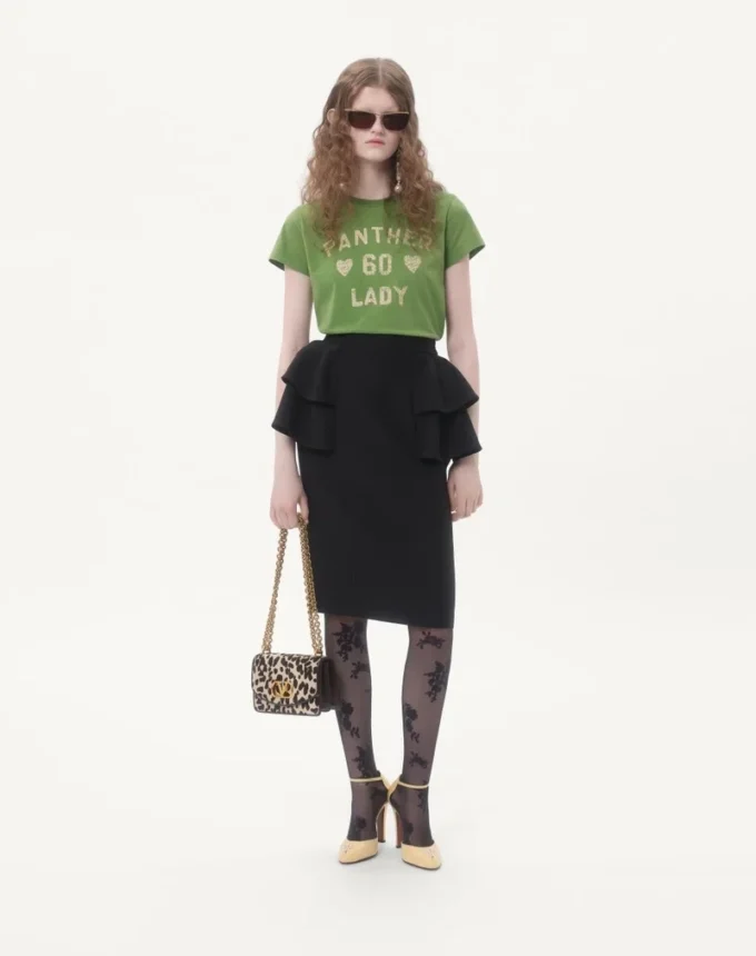 Valentino Garavani Vain Kleine Umhängetasche aus Kalbsleder mit Pony-Effekt und Animalier-Print