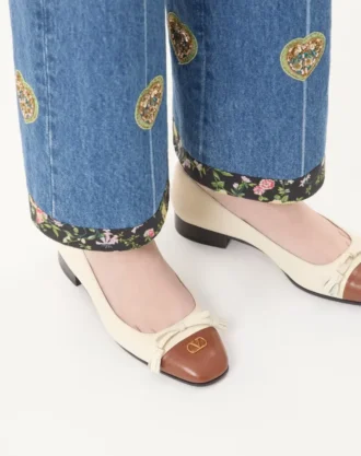 Valet Du Roi Ballerinas aus Ziegenleder 25 mm