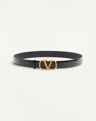 VLogo Signature Gürtel aus Kalbsleder