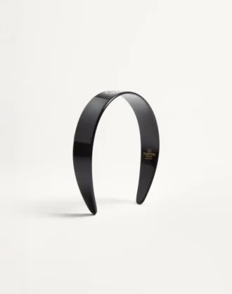 Vlogo Signature Stirnband aus Harz, Metall und Kristallen